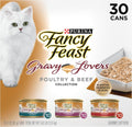 Purina Fancy Feast Gravy Lovers Wet Cat Food 30 Pack Variety