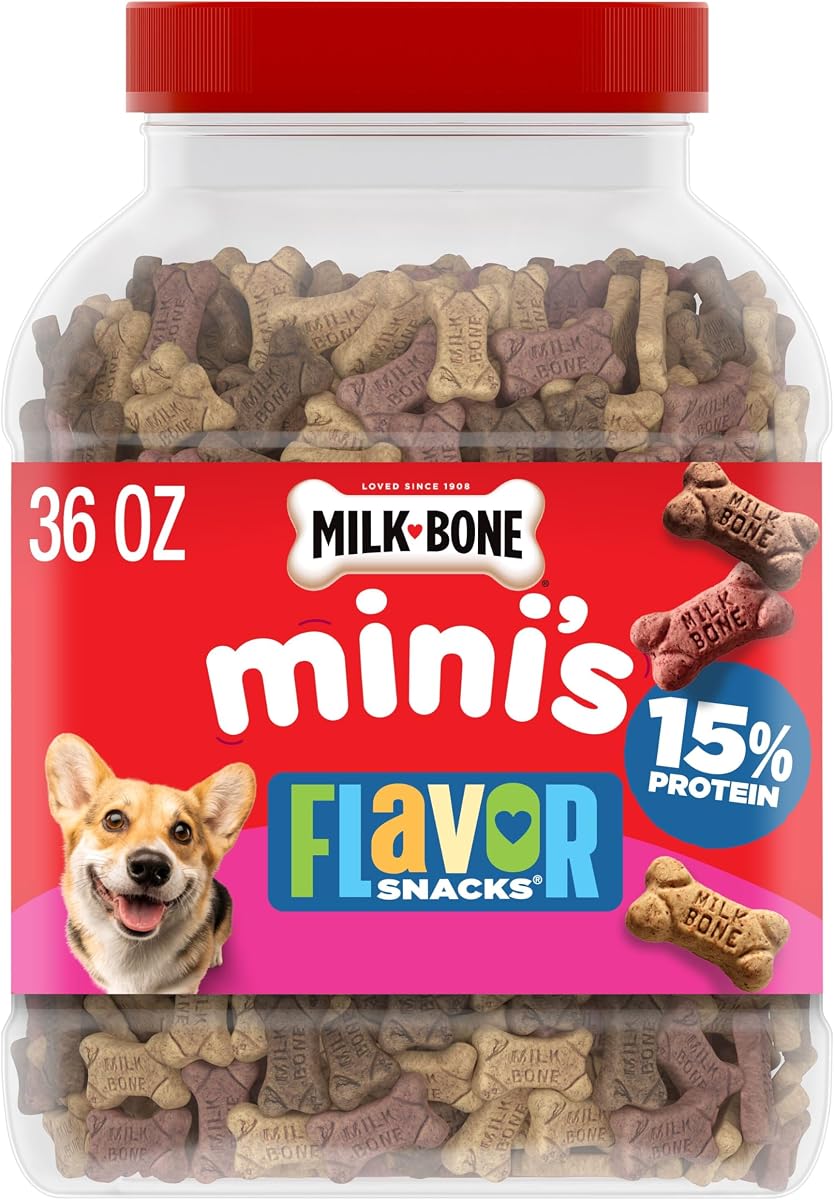 Milk-Bone Flavor Snacks Mini Dog Treats 36 oz