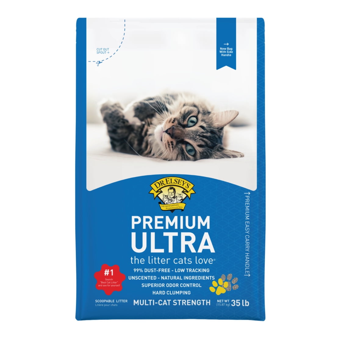 Dr Elseys Premium Ultra Clumping Cat Litter 35 lb Bag