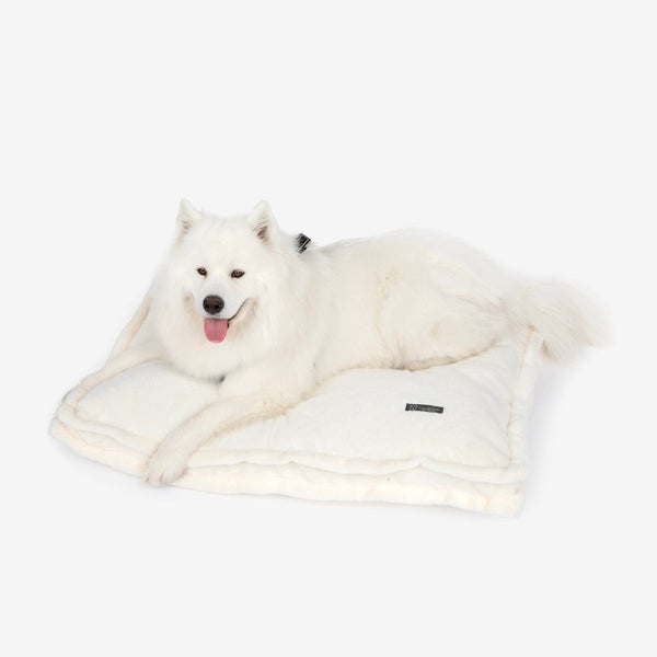 The Super Cloud Large Pillow Bed in Pearl White