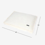 The Super Cloud Large Pillow Bed in Pearl White