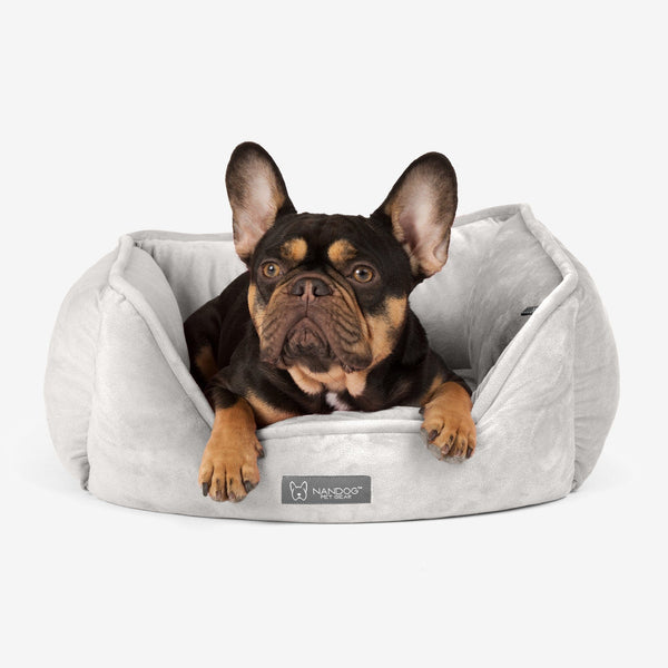 Signature Bed in Pearl Gray