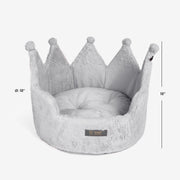 Crown Dog & Cat Fun Bed Cloud Prive Collection - Royal Gray
