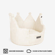 Crown Dog & Cat Fun Bed Cloud Prive Collection - Royal Ivory
