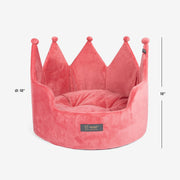 Crown Dog & Cat Fun Bed Prive Collection - Royal Pink