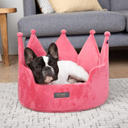 Crown Dog & Cat Fun Bed Prive Collection - Royal Pink
