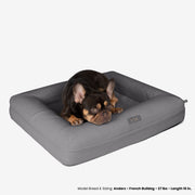 Orthopedic Medium Dog Bed – Gray