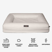 Orthopedic Medium Dog Bed – Cream
