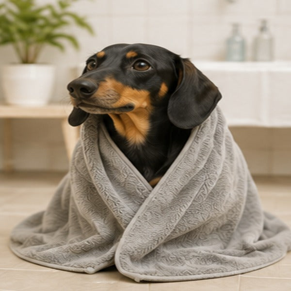 Grooming/Bath Towel (Quick-Dry Microfiber, 2-Pack)