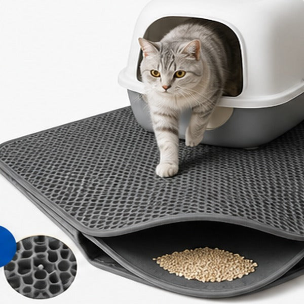 Double-Layer Litter Trapping Mat