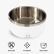 The Dog Bowl in White