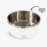 The Dog Bowl in White