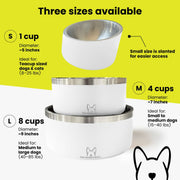 The Dog Bowl in White