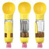 3-in-1 Portable Cat Dog Water Bottle - Leak-proof Pet Water Dispenser, Food Feeder & Poop Bag Holder - Image 3
