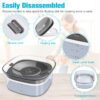 70oz Dog Water Bowl - Large Capacity Spill-Proof Transparent 2L Slow Drinking Bowl for Dogs & Cats - Image 4