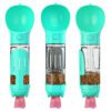 3-in-1 Portable Cat Dog Water Bottle - Leak-proof Pet Water Dispenser, Food Feeder & Poop Bag Holder - Image 2
