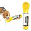 3-in-1 Portable Cat Dog Water Bottle - Leak-proof Pet Water Dispenser, Food Feeder & Poop Bag Holder - Image 9