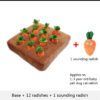 Pet Dog Carrot Plush Toy - Snuffle Mat for Dogs & Cats - Image 2