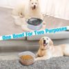 70oz Dog Water Bowl - Large Capacity Spill-Proof Transparent 2L Slow Drinking Bowl for Dogs & Cats - Image 6